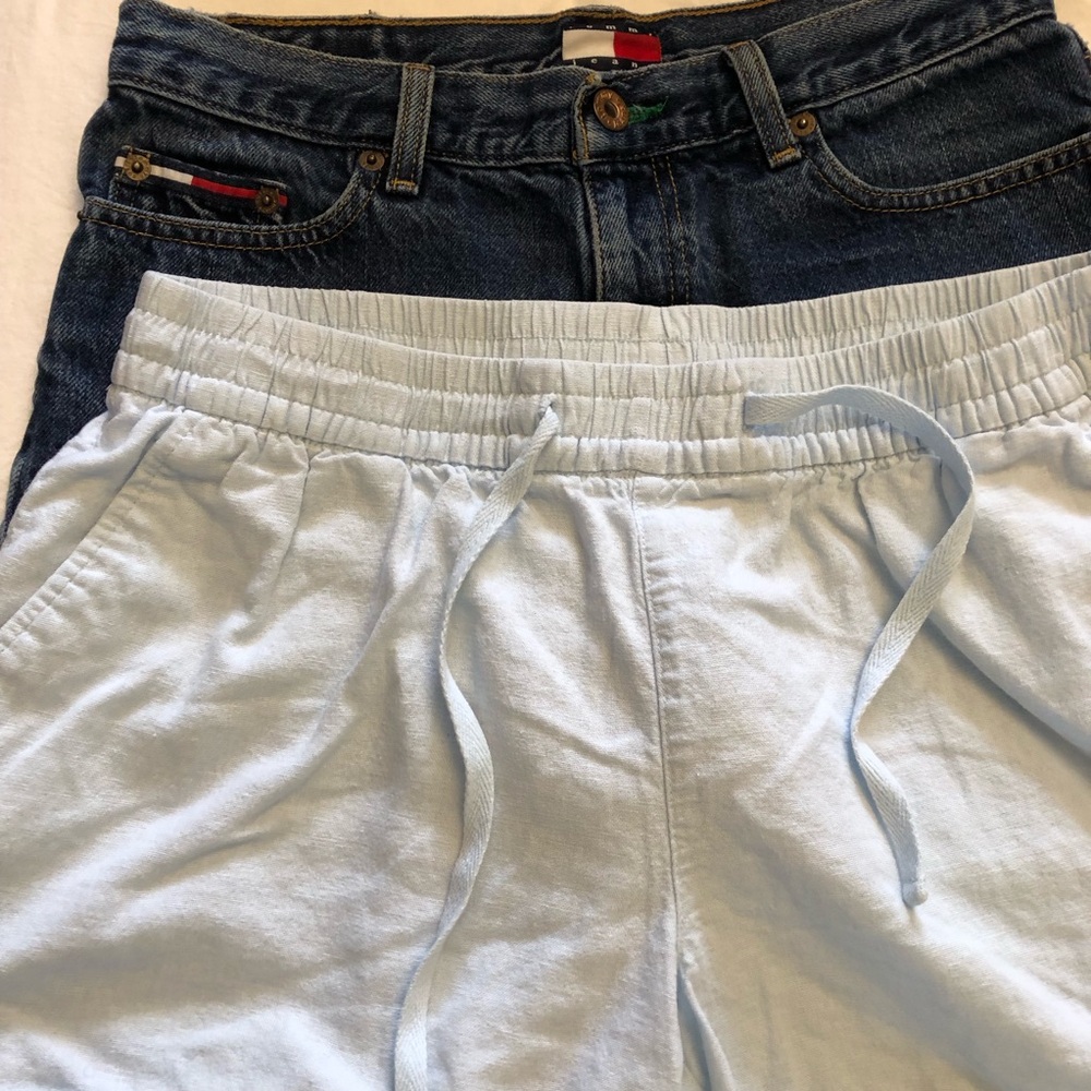 Tommy Hilfiger Blue Jean Shorts Classic Denim Style